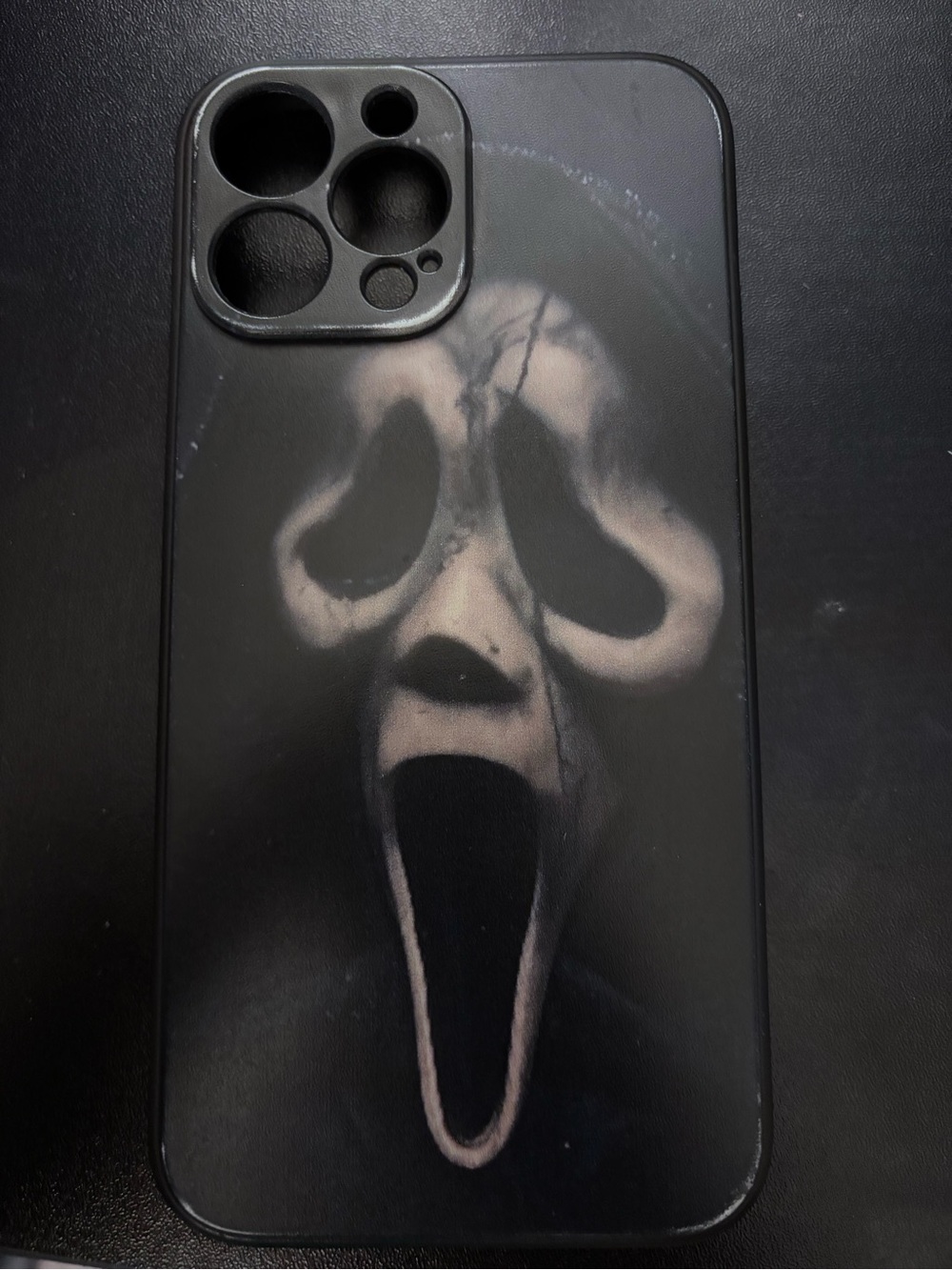 Black Scream Graphic Protective Phone Case - Picture 4 of 4